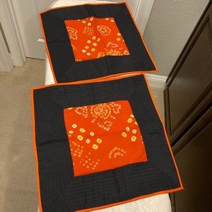 COTTON CUSHION COVER PAIR NWOT